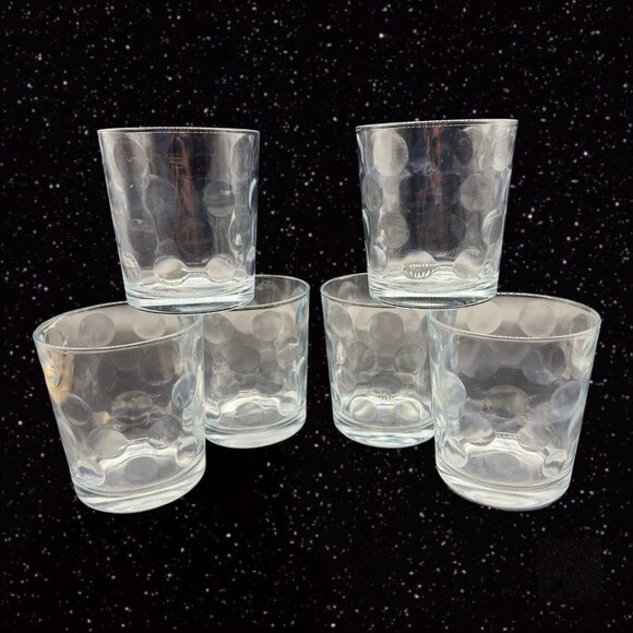 Pasabahce Art Of Glass Turkey Crystal Clear Set Of 6 Old Fashioned Lowball 4”T - Picture 9 of 13